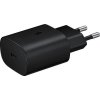 Samsung cestovní nabíječka EP-TA800EBE, PD, Fast charging, USB-C, 25 W, černá, (bulk)