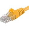 PremiumCord Patch kabel UTP RJ45-RJ45 CAT6 3m žlutá