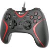 C-TECH gamepad Theon pro PC/PS3, 2 programovatelná makro tlačítka, 2x analog, X-input, vibrační, 1,8m kab