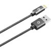 ALIGATOR datový kabel  PREMIUM 2A, Lightning, délka 50 cm, černá