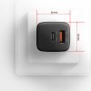 AXAGON ACU-PQ20, nabíjačka do siete 20W, 2x port (USB-A + USB-C), PD3.0/PPS/QC4+/AFC/Apple, čierna