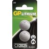 GP CR2025 Lithiová knoflíková baterie (2ks)