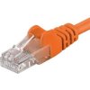 PremiumCord Patch kabel UTP RJ45-RJ45 CAT6 0.5m oranžová