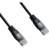 DATACOM patch cord UTP cat5e 0,5M černý
