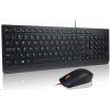 LENOVO klávesnice Essential Wired USB Keyboard + Mouse Set - USB, černá