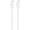 ALIGATOR Datový kabel POWER 3A, USB-C/USB-C, bílý