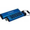 Kingston Ironkey Keypad 200C/8GB/145MBps/USB 3.0/USB-C/Modrá