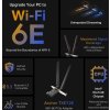 TP-Link Archer TXE72E WiFi6E PCIe adapter (AXE5400,2,4GHz/5GHz/6GHz,Bluetooth5.3)
