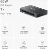 MERCUSYS switch MS108GP (8xGbE,7xPoE+,65W,fanless)