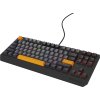 Genesis herní klávesnice THOR 230/TKL/RGB/Outemu Red/Drátová USB/US layout/Anchor Negative Šedá