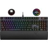 ASUS klávesnice ROG STRIX SCOPE II, mechanická, drátová, ROG RX RED / PBT, US