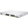 Cisco switch CBS350-24P-4G-EU (24xGbE,4xSFP,24xPoE+,195W,fanless) - REFRESH