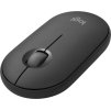 Logitech Pebble Mouse 2 M350s/Cestovní/Optická/4 000 DPI/Bezdrátová Bluetooth/Grafitová