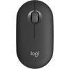 Logitech Pebble Mouse 2 M350s/Cestovní/Optická/4 000 DPI/Bezdrátová Bluetooth/Grafitová