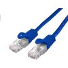 C-TECH kabel patchcord Cat6, UTP, modrý, 5m
