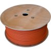 DATACOM S/FTP drát CAT7  LSOH  100m oranžový
