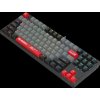 A4tech Bloody Klávesnice S87, herní klávesnice, mechanická, drátová, Red Switch, CZ/SK, Černá