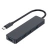 USB hub 3.1 s káblom typ C, 4 porty, čierna farba GEMBIRD