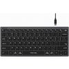 A4tech Klávesnice FX51, kancelářská klávesnice, membránová, drátová, CZ/SK, Šedá
