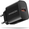 AXAGON ACU-QC18, nabíjačka do siete 18W, 1x port USB-A, QC3.0/AFC/Apple, čierna