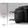 AXAGON ACU-PD30, Sil nabíjačka do siete 30W, 1x port USB-C, PD3.0/PPS/QC4+/SFC/AFC/Apple, čierna