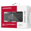 AXAGON ACU-PD30, Sil nabíjačka do siete 30W, 1x port USB-C, PD3.0/PPS/QC4+/SFC/AFC/Apple, čierna