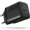 AXAGON ACU-PD30, Sil nabíjačka do siete 30W, 1x port USB-C, PD3.0/PPS/QC4+/SFC/AFC/Apple, čierna