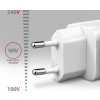 AXAGON ACU-PD30W, Sil nabíjačka do siete 30W, 1x port USB-C, PD3.0/PPS/QC4+/SFC/AFC/Apple, biela