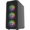 PC skříň Fury SHOBO/Midi Tower/Transpar./Černá
