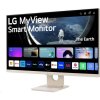 LG MT IPS LED 27" 27SR50F - IPS panel, SMART, 1920x1080, 2xHDMI, 2x USB, repro, webOS, bezova barva