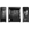 VeinX case Mars MAR01A Mid Tower, bez zdroje, 3xUSB, průhledná bočnice, 4xARGB Fan 120mm, černá