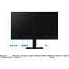 SAMSUNG MT LED LCD 27" ViewFinity S8 (S80UD) - IPS, 3840x2160, Pivot,  USB-C