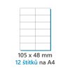 105x48mm 12ks a4
