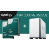 Synology DS223j DiskStation (4C/RealtekRTD1619B/1,7GHz/1GBRAM/2xSATA/2xUSB3.2/1xGbE)