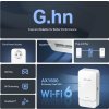 TP-Link PGW2440 KIT EasyMesh WiFi6 průchozí powerline set (G.hn2400,AX1800,2,4GHz/5GHz,3xGbE)