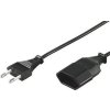 PremiumCord Kabel síťový prodlužovací dvojvidlice 230V 2m