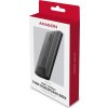 AXAGON EEM2-GTS2, 10Gbps USB-C - M.2 NVMe & SATA SSD kovový THIN box, bez skrutiek