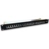 DATACOM 24p. Patch panel 19" STP CAT6A LSA 1U BK