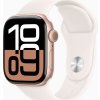 Apple Watch Series 10 GPS 46mm Rose Gold Aluminium Case with Light Blush Sport Band - S/M