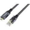 PremiumCord Ethernetový kabel USB-C na LAN RJ45 10/100/1000, 2m