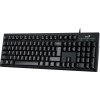 GENIUS set klávesnice+myš KM-100SE/ Drátový set/ Copilot/ USB/ černá/ CZ+SK layout