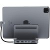 Satechi Aluminium Stand & Hub USB-C PD 60W 4K HDMI 60Hz, vesmírně šedá