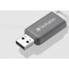 VERBATIM Flash disk 128GB DataBar USB 2.0 Disk, sivý