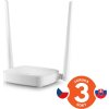 Tenda N301 Wireless-N Router, 802.11b/g/n, 300Mbps, 1x WAN, 3x LAN, 2x Fix. Ant. 5 dBi