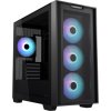 ASUS case A21 PLUS, Mini Tower, průhledná bočnice, 4x 120mm ARGB Fan, černá