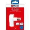 SKROSS USB A+C nabíjecí adaptér EU, 27W, typ C