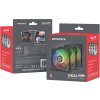 Ventiátor Genesis OXAL 120 ARGB, 3-Pack, černý