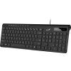 GENIUS klávesnice Slimstar 230 II, Drátová, USB, černá, CZ+SK layout