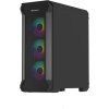 Počítačová skříň Genesis IRID 505 ARGB V2/Midi Tower/Transpar./Černá