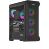 Počítačová skříň Genesis IRID 505 ARGB V2/Midi Tower/Transpar./Černá